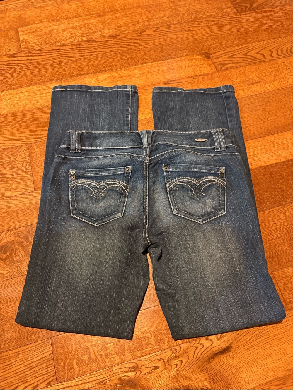 Candie's Low Rise Bootcut Jeans with Embroidered Back Pockets